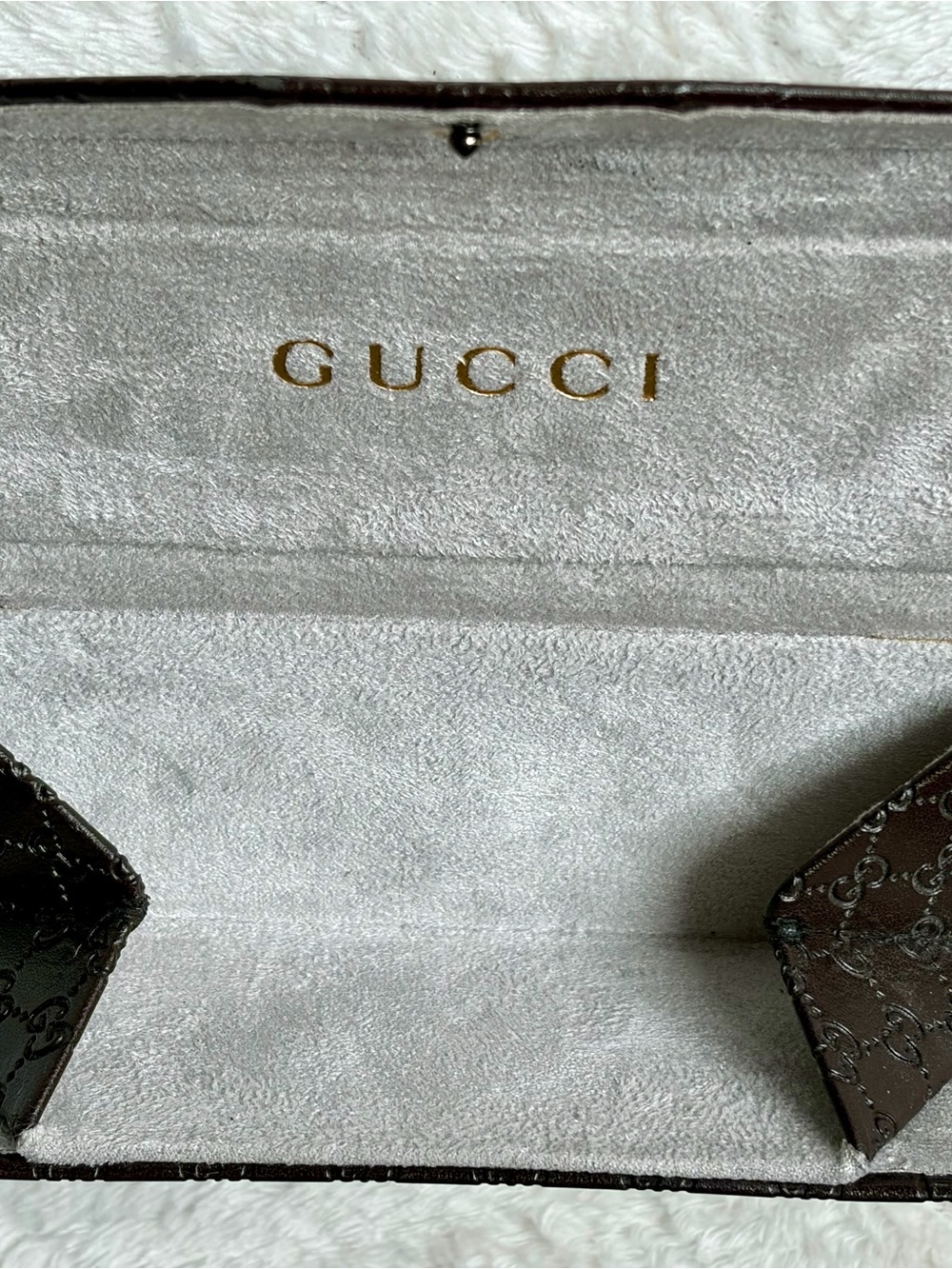 Authentic Gucci foldable leather eyeglass case - Picture 10 of 16